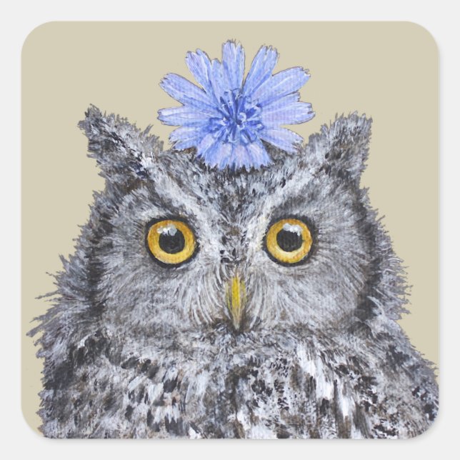Eliza les autocollants de hibou (Devant)