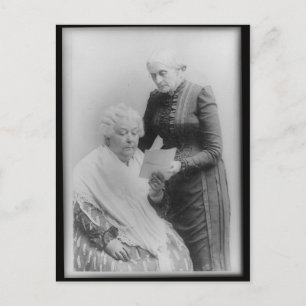 Elizabeth Cady Stanton and Susan B. Anthony Postcard