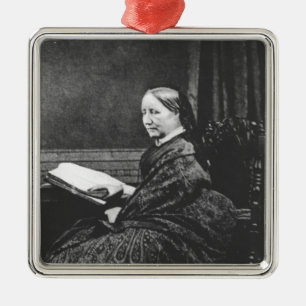 Elizabeth Cleghorn Gaskell 19th century Metal Ornament