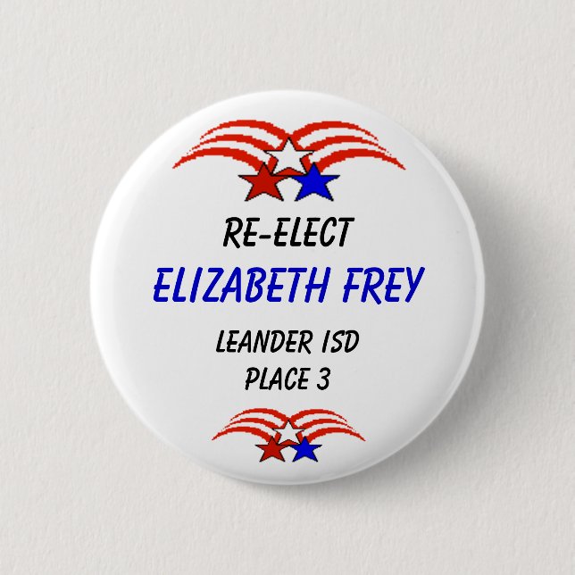Elizabeth Frey 1 2 Inch Round Button (Front)