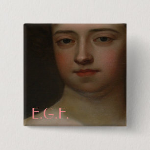 Elizabeth Graeme Fergusson I 2 Inch Square Button