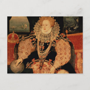 Elizabeth I, Armada portrait, c.1588 Postcard