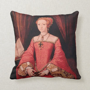 Elizabeth I as Princess Throw Pillow
