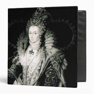 Elizabeth I drawn by W.Derby and engraved by Binder
