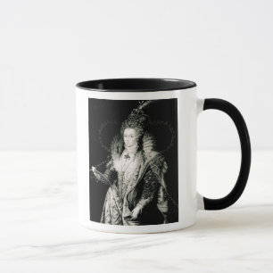 Elizabeth I drawn by W.Derby and engraved by Mug