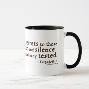 Elizabeth I Quote on Trust Mug