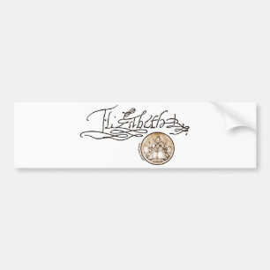 Elizabeth I Signature (Version 1) Bumper Sticker
