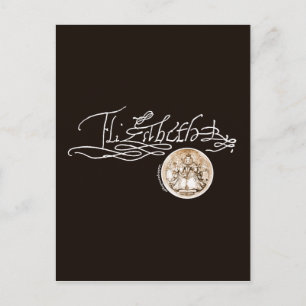 Elizabeth I Signature (Version 1) Postcard