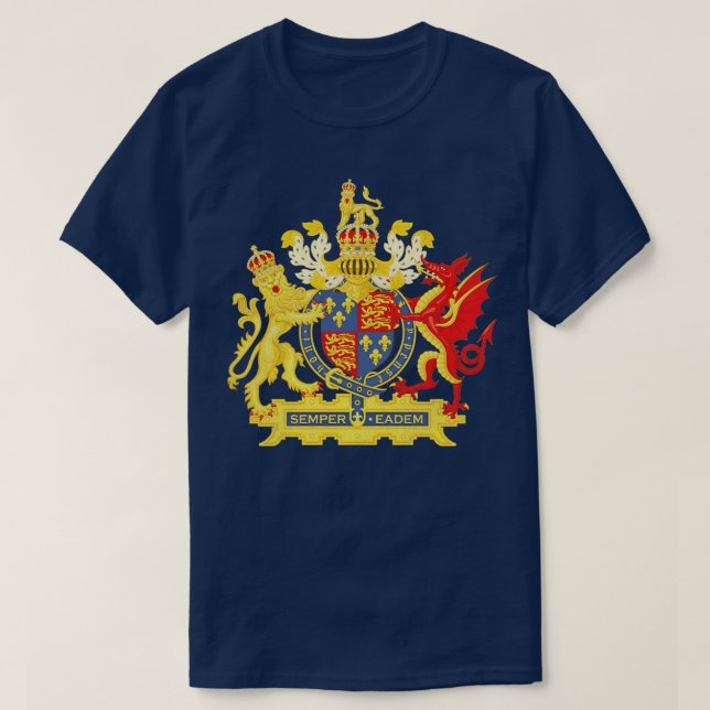 Elizabeth II Coat of Arms T-Shirt (Design Front)