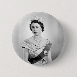 Elizabeth II queen of England 2 Inch Round Button
