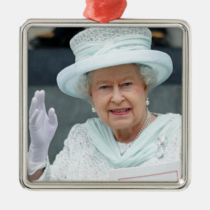 Elizabeth II, Queen of the United Kingdom Metal Ornament