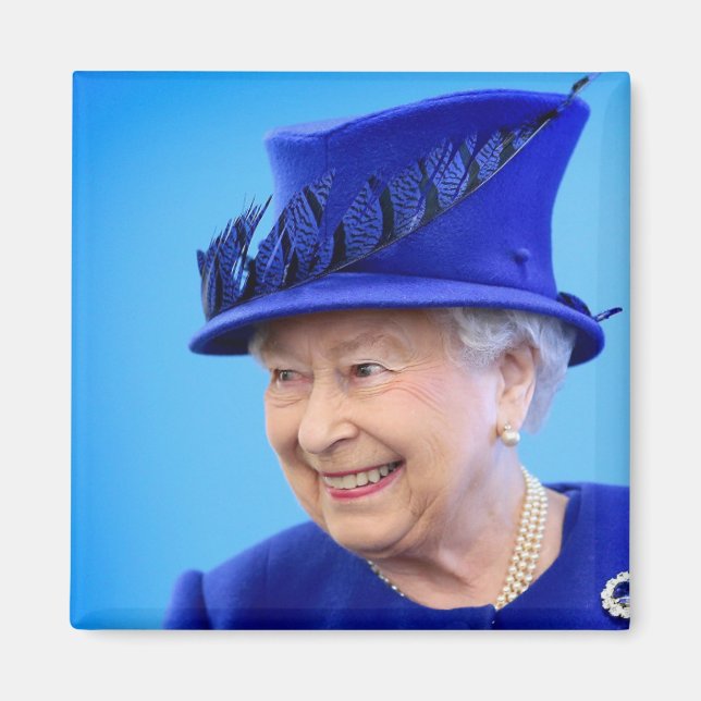 Elizabeth II Reine d'Angleterre Magnet (Devant)