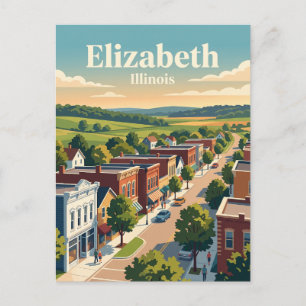 Elizabeth, Illinois Postcard