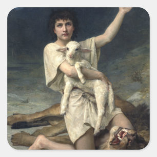 Elizabeth Jane Gardner David the Shepherd Square Sticker