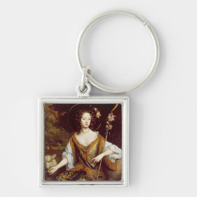 Elizabeth Jones, Countess of Kildare, c.1684 (oil Keychain (Front)