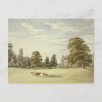 Elizabeth Murray - Cows before Manor House and