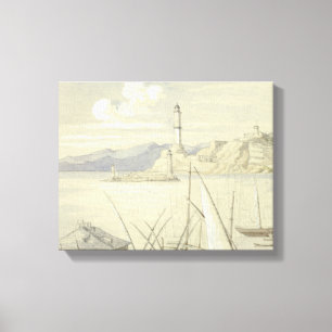 Elizabeth Murray - Genoa from the Croce di Malta Canvas Print