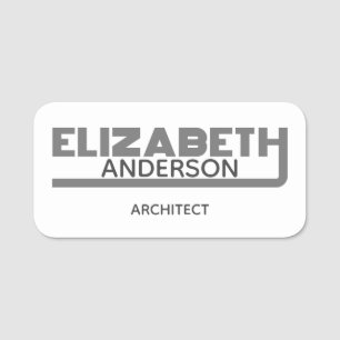 Elizabeth Name Tag