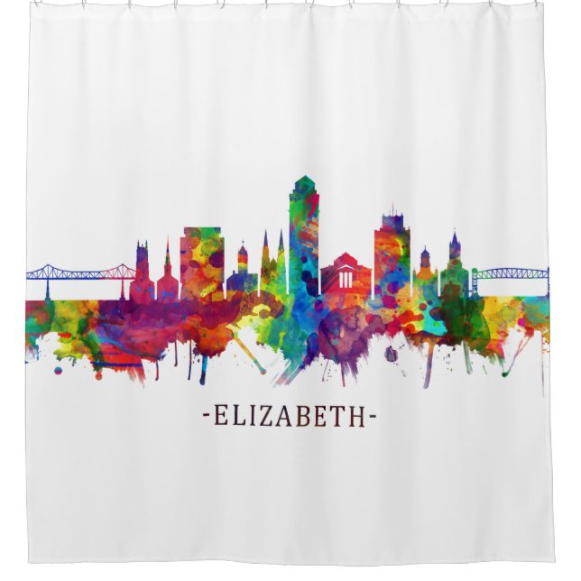 Elizabeth New Jersey Skyline (Front)
