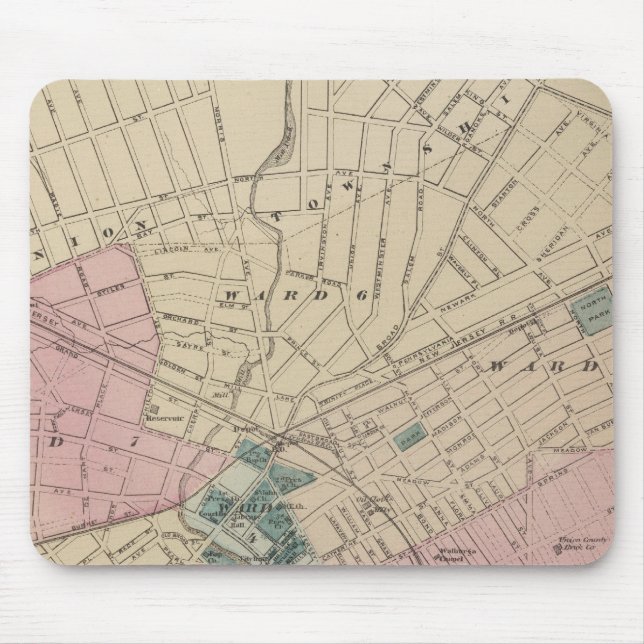 Elizabeth, NJ Mouse Pad (Front)