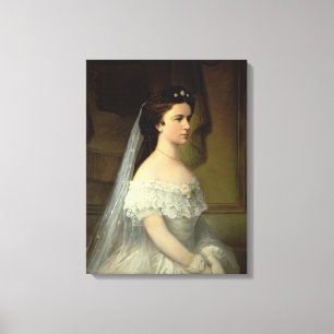 Elizabeth of Bavaria , Empress of Austria Canvas Print
