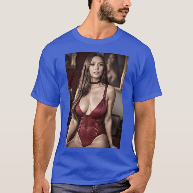 Elizabeth Olsen aesthetic T-Shirt (Front)