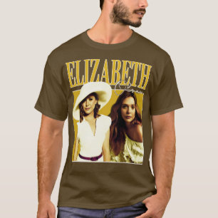 Elizabeth Olsen Retro Style T-Shirt