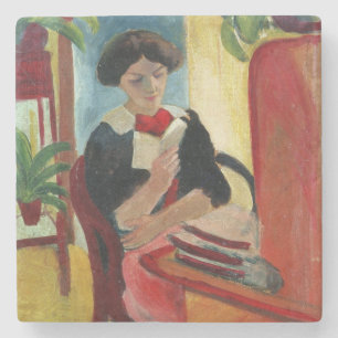 Elizabeth Reading Stone Coaster