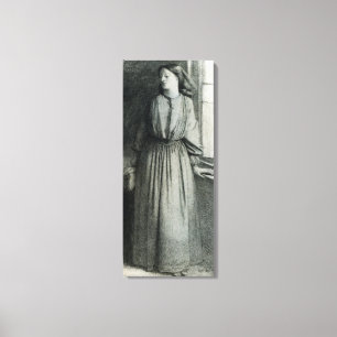 Elizabeth Siddal, May 1854 Canvas Print