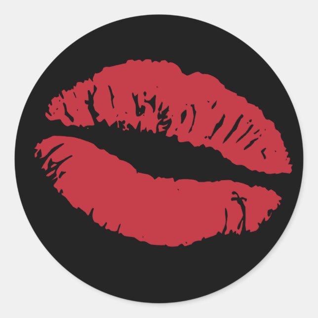 Elizabeth TailHer - Lip Stickers (Black Back) (Front)