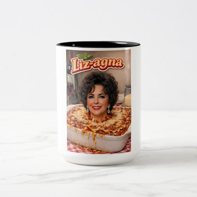 Elizabeth Taylor Lasagna Mug (Center)
