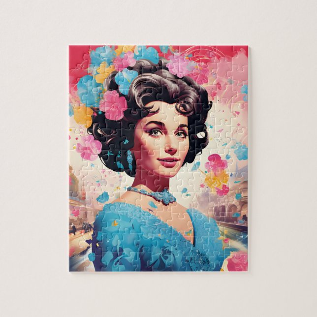 Elizabeth Taylor Puzzle (Vertical)