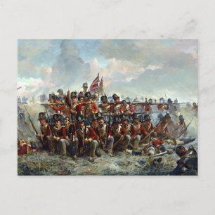 Elizabeth Thompson The 28th Regiment at Quatre Postcard