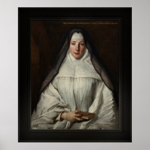 Elizabeth Throckmorton, Canoness Order Of Dames Poster