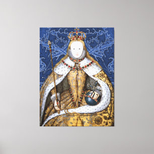 Elizabeth Tudor, Queen of England Canvas Print