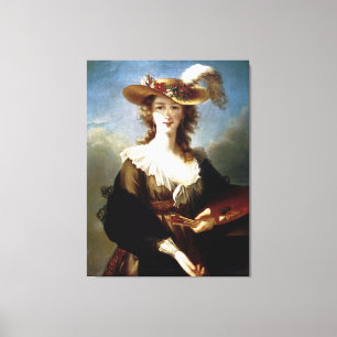 Elizabeth Vigee-Le Brun ~ Self Portrait Canvas Print