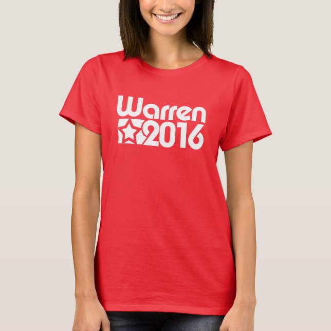 Elizabeth warren 2016 T-Shirt (Front)
