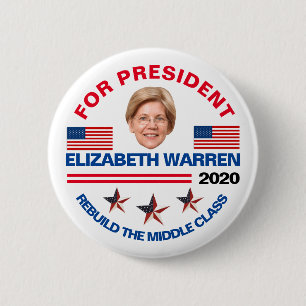 Elizabeth Warren 2020 2 Inch Round Button