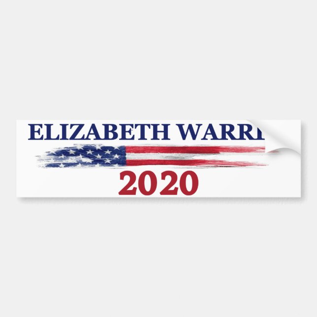 Elizabeth Warren 2020 Bumper Sticker (Front)