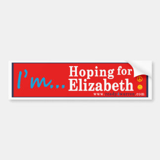 Elizabeth Warren for President 2016 bumper sticker