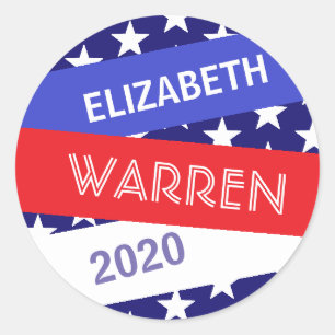 Elizabeth Warren for President 2020 Classic Round Sticker