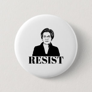 Elizabeth Warren Teeshirt Political Feminist Resis 2 Inch Round Button