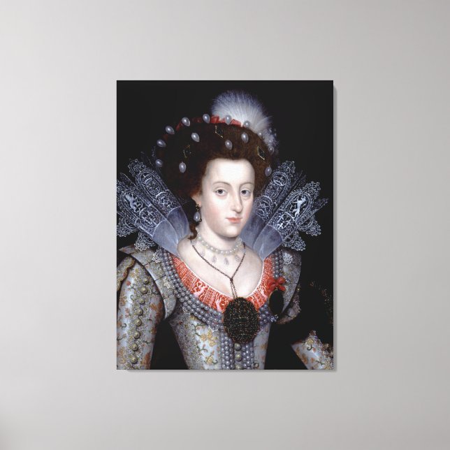 Elizabeth, Winter Queen of Bohemia Canvas Print (Front)