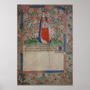 Elizabeth Woodville  Queen Consort of King Edward Poster