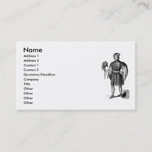 Elizabethan Costumes Business Card