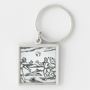 Elizabethan Football Keychain