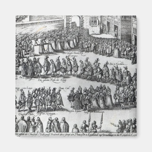 Elizabethan Procession Magnet (Front)