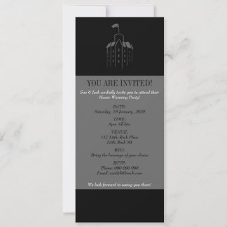 Elizabethan Theatre Sketch Invitation