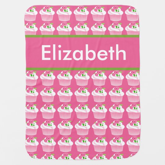 Elizabeth's Personalized Cupcake Blanket