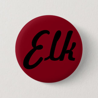 Elk 2 Inch Round Button